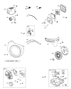 Bs 15t202-0915-F8 Air Cleaner, Exhaust System Diagram and Parts List for CS3310 (24A424M-24A424M709-24A424M710-24A424M756)(2015) Cub Cadet Chipper Shredder